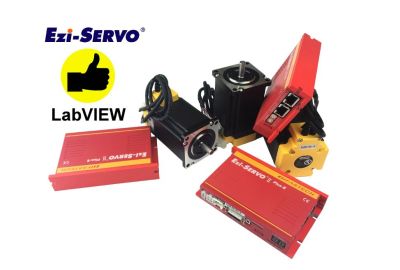 Naped serwokrokowy Fastech Ezi-SERVO-II-PlusE EtherNET LabVIEW