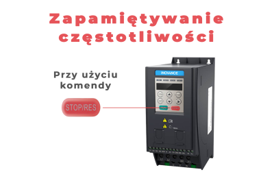 Zapamiętywanie częstotliwości po komendzie STOP