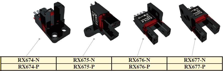 Czujnik optyczny widełkowy RX67 firmy RIKO