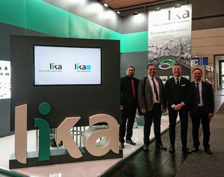 Eldar na stoisku firmy Lika podczas targów Hannover Messe 2019
