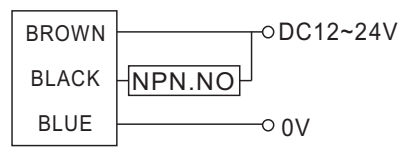 Czujnik indukcyjny RiKO JN02-PN- schemat podłączenia