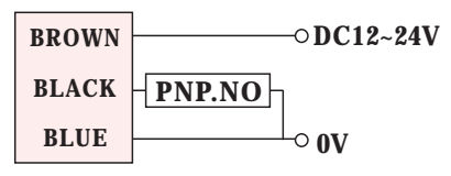 Czujnik indukcyjny RiKO JN04-P - schemat podłączenia