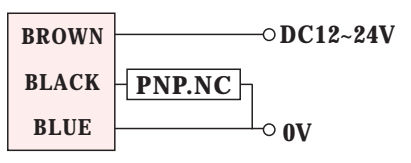 Czujnik indukcyjny RiKO JN04-P2 - schemat podłączenia