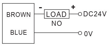 Czujnik indukcyjny RiKO PSC1202-C - schemat podłączenia