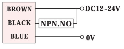 Czujnik indukcyjny RiKO PSD1202-N - schemat podłączenia