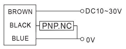 Czujnik indukcyjny RiKO RN04-P2 - schemat podłączenia