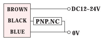 Czujnik indukcyjny RiKO SC1204-P2 - schemat podłączenia