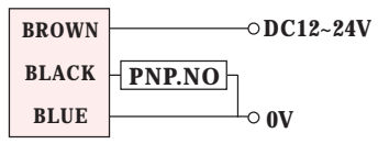 Czujnik indukcyjny RiKO SCS0802-P - schemat podłączenia