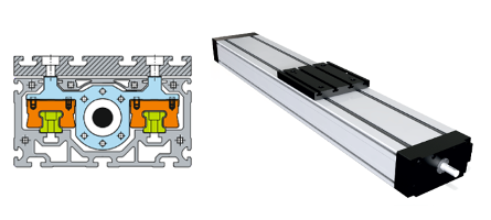 Kompakt 80x160 moduły liniowe ze śrubą kulową