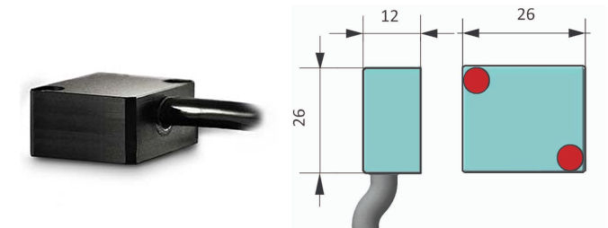 Przekładnia ślimakowa Fiama RD26 - czujnik magnetyczny