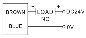 Czujnik indukcyjny RiKO PSC1205-C - schemat podłączenia