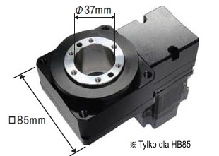 Aktuator obrotowy (stół obrotowy) z paskiem zębatym Ezi-Robo HB - otwór przelotowy